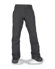 Volcom Hallen Women's Snow Pants, Black, X-Large