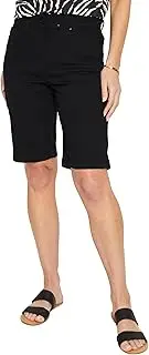 [MILLERS WOMAN] Millers Womens Shorts - Regular Black - All Season - Solid - Knee Length - 2064113-001