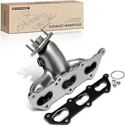 A-Premium Right Side Engine Exhaust Manifold Kit W/Gaskets, Flange & Nuts [3.2L] Compatible with Cadillac CTS 2003-2004