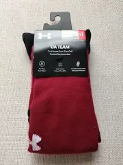 Under Armour Boys' UA Team Cushioned Over-The-Calf Socks 1Pr Youth 13.5K - 4.5