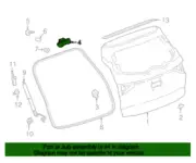 Buick Enclave Passenger Side Liftgate Hinge - Genuine GM (84392457)