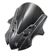 NEW Motorcycle Accessories ABS Windshield WindScreen Wind Deflector Visor Viser For HONDA CBR650F CBR 650F cbr650f 2014-2019 Carbon Fiber 2