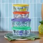 Stitch Pyrex 8-piece Decorated Glass Food Storage Set