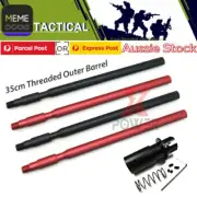 14mm Thread Adapter 35cm Threaded METAL Outer Barrel J8 J9 Gel Blaster Toy AU