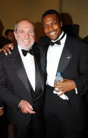 Alan King and Chris Tucker backstage; "On Stage at the Kennedy Cen- Old Photo