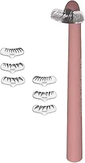 Perfk Lazy Quick Makeup Lashes Template Eyelash Stamper Beauty Tool Eyes Makeup Eyelash Stamps Tool Eyelash Aids for Outdoor Dating, pink