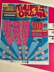 Pull Tab Tickets - Jar Tickets - Game - Tulips on an Organ