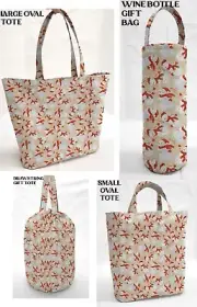 Christmas Snowman Reusable Gift Bags and/or Tote Bags