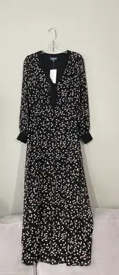 ModCloth Size 0 Windswept Off My Feet Floral Maxi Chiffon Dress Cottagecore Boho