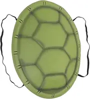 FRCOLOR Wearable Turtle Shell Costume Prop for Halloween Dress Up Sea Animal Party Accessories Comfortable Fit for Cosplay Events Unique Tortoise Shell Design Sturdy and Reliable