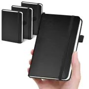 3 Pack Pocket Small Notebook Journals for Women Men 480 Lined Pages Hardcover...