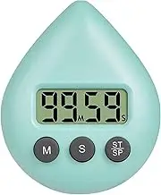 Digital Shower Clock - Digital Shower Timer Waterproof - Water-Resistant Shower Clock | Suction Cup Reminder with LCD Display, Timing Tools for Baking/Kitchen Cooking/Reading/Doing Sports/Shower