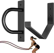 Battle Rope Anchors, Wall Mount Resistance Bands,Wall Mounted Battle Rope Holder - Exercise Equipment Organizer for Family, Friends, Home, Action