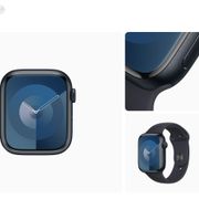 Apple Watch S9 GPS 鋁金屬錶殼 2023 台灣公司貨 41/45MM 雙指輕彈