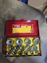 Sidchrome Proto 15 Piece AF Socket Set 1/2 Inch Cat No 14414