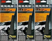 3M(TM) Wetordry(TM) Sandpaper, 03006, 3-2/3 in x 9 in, Assorted, 3 Pack