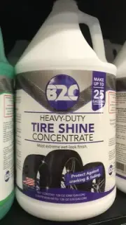 Extremely High Glossy Shine for tires - Tire shine 1 gallon