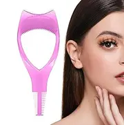 Mascara Shield Guard - Mascara Guard Eyelashes, Reusable Eyelash Mascara Shield Guard | Mascara Guard Lash Separator Tool, Eyelash Comb, Mascara Guard Tools For Beginners(blue, flower Red)
