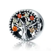 Silver plating Tree of Life Fruitful Autumn Beads Fit Women Bracelets DIY Jewelry