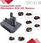 For Makita Dewalt Milwaukee 18V Battery Adapter to for Dyson DC31 DC34 DC44 DC45