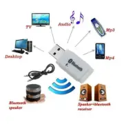 Car USB Bluetooth Wireless Stereo Audio Music Speaker Receiv Adapter Nice
