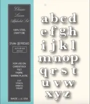 Memory Box Die Classic Lower Alphabet Set 98360