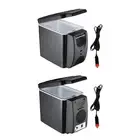 Mini Fridge Cooler Small Car Refrigerator Drinks Outdoor Travel Cosmetics 6L