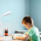 LED Desk Lamp with Stepless Dimming 3 Color Modes Portable USB Design