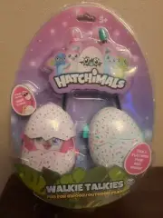 HATCHIMALS Molded Walkie Talkies EGG SHAPED Pink Teal PENGUALA Kids Toy PENGUIN