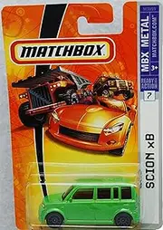 [Matchbox] Scion XB Green - Black Wheel #7 1/64 Scale Collector