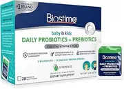 Biostime Probiotic for Baby, Kids & Infants | Daily Vitamin D Powder Supplement Supports Digestion, Bone Health & Immunity | 28 Single Stick Packs