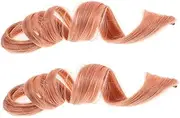 PACKOVE 2pcs Pink Clip in Hair Extensions for Women Long Straight Synthetic Hairpieces Effortless Application Reusable Design Natural Appearance for Parties and Highlights