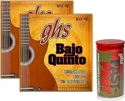 GHS Strings GHS Stainless Steel Bajo Quinto Strings-Loop End (BSX-10), 2 Sets of BSX-10