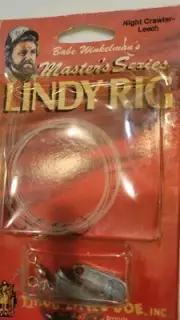 Rare Collectors Babe Winkelman's Master Series Lindy Rig Night Crawlers Leech