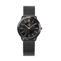 在飛比找蝦皮商城優惠-CK手錶 Minimal極簡系列女錶-黑面玫瑰金 不鏽鋼米蘭