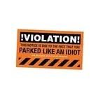 You Parked Like an Idiot Business Cards / 100 Bad Parking Cards / 2" x 3.5"
