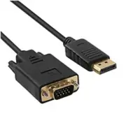 Axiom DPMVGAM06-AX 6 Feet DisplayPort Male to VGA Male Adapter Cable