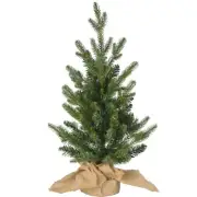 3FT Artificial Christmas Tree with 412 PE&PVC Mixed Branch Tips, Unlit Premiu...