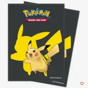 Pokemon Ultra Pro Deck Protector Sleeves Pikachu 65 ct.