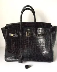 在飛比找旋轉拍賣優惠-售 Hermes Birkin 35cm, 黑色霧面倒三角