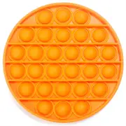 Orange Round Push And Pop Toy