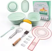 Silicone Banneton Bread Proofing Basket Oval Sourdough Starter Kit Making Tool