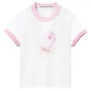 [Alexander Wang] Shrunken Suga Baby Ringer Tee
