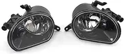 SILILAN 2Pcs Fog Lamp 4L0941699 4L0941700 Fit for Audi Q7 2010 2011 2012 2013 2014 2015 Halogen Front Fog Light Car Light Car-Styling
