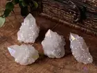 White Angel AURA QUARTZ Crystal - Lotus - Rainbow Spirit Quartz Decor, E2005