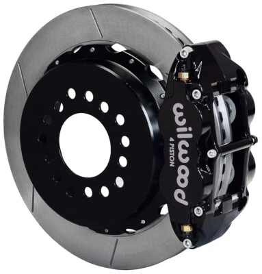 WILWOOD SUPERLITE BRAKE KIT,REAR,2.66 OFFSET,12.88",SLOTTED,BLACK,MUSTANG REAR