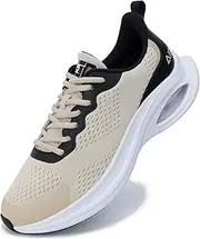 [WNA Step Up] Men's Running Shoes, Sports Shoes, Trainers, Non-Slip Rubber Soles, Cushioning, Air Cushion, Comfortable, Lightweight, Breathable Trainers, Men's Shoes Trainers