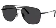 Ray-Ban RB8097 William Titanium Polarized 926748 Men's Sunglasses Black Size 59
