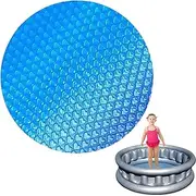 Pool - Swimming Solar Pools Covers | Heat Retaining Floating Solar Pool for Underground or Above Ground Swimming Pools, Rectangle Reels Blankets Heater Garden Summer, Blue