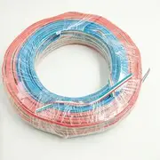100m 20AWG 4-pin Flat Ribbon Cable with Molded connectors, 100m/roll, Colored Wire(Black)